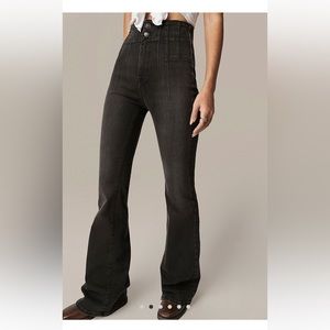 Free People Jayde Flare Jeans size 28 black